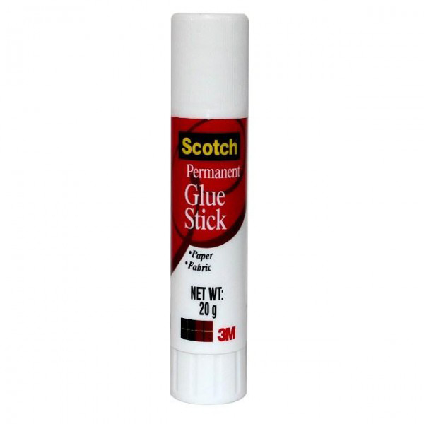 3M Scotch 6020-12 Permanent Glue Stick - 20g (pc)