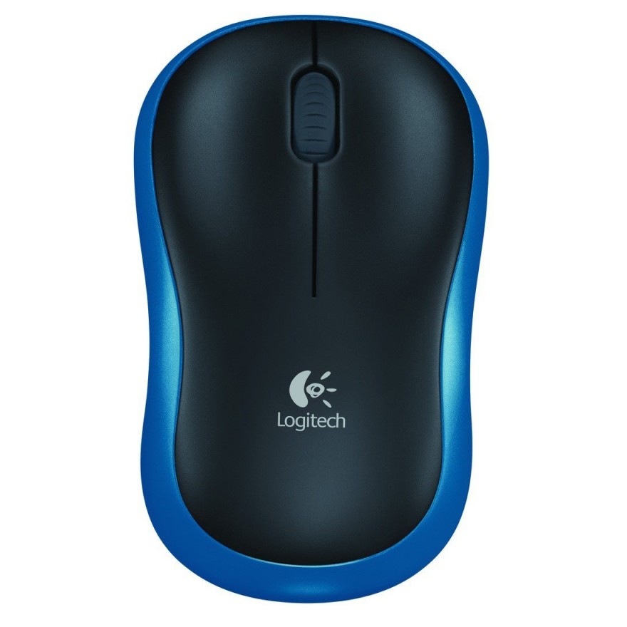 Logitech M185 Wireless Mouse (Blue)