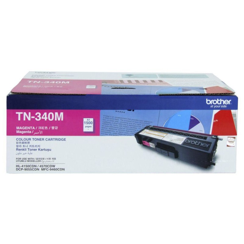 Brother TN-340M Toner Cartridge - Magenta
