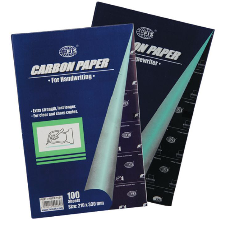 FIS A4 Carbon Paper - Black (pkt/100s)