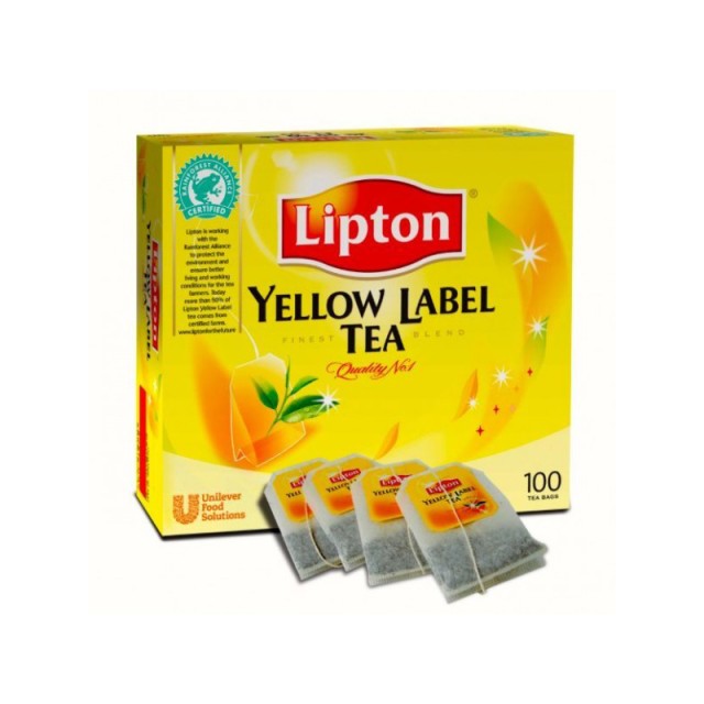 Buy Lipton Yellow Tea Bag 2g (pkt/100pcs) Online AED16.95 from Bayzon