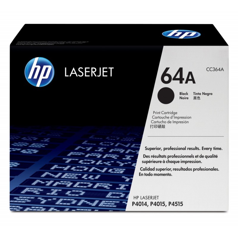 HP 64A Laserjet Toner Cartridge (CC364A) - Black