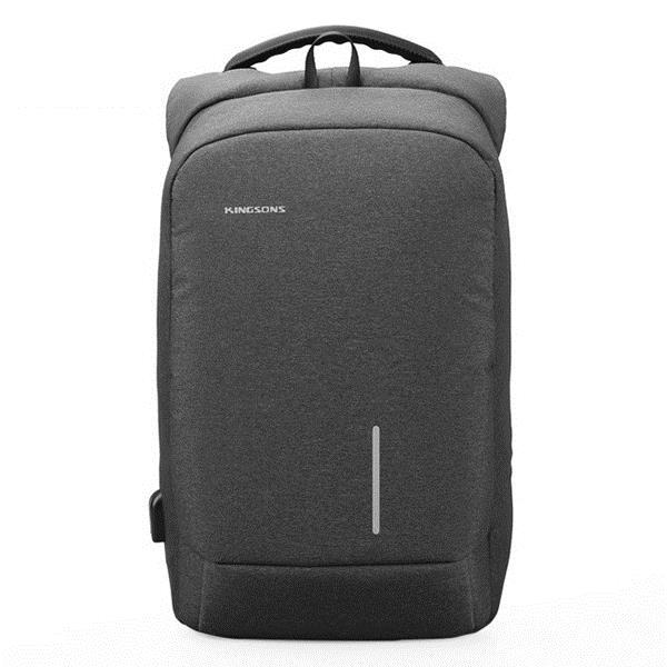Buy Kingsons KS3149WLG Smart Backpack 15.6 in w/ USB Port Light Grey