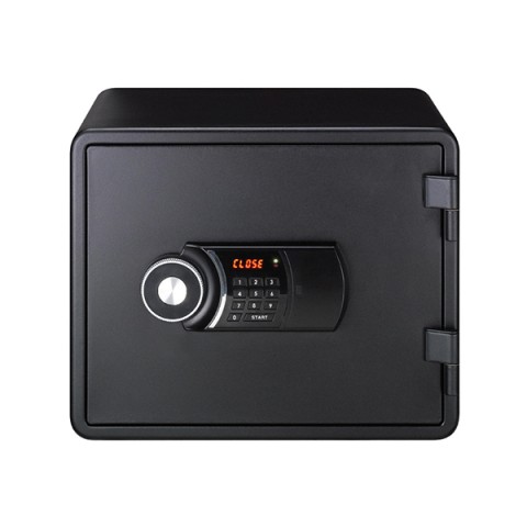 Eagle YES-M020K Fire Resistant Safe with Digital Keypad & Key Lock - Black