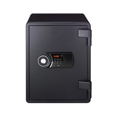 Eagle YES-031DK Fire Resistant Safe with Digital Keypad & Key Lock - Black