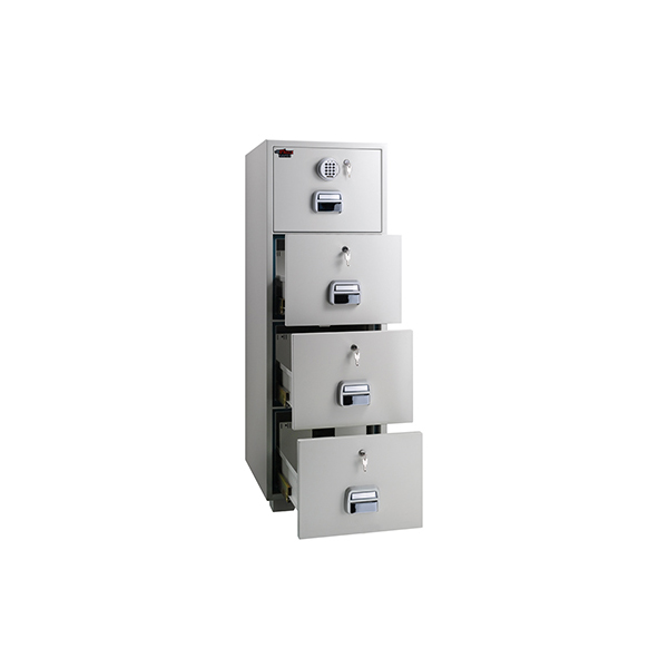 Eagle SF680-4EKK Fire Resistant Filing Cabinet with 4 Drawers