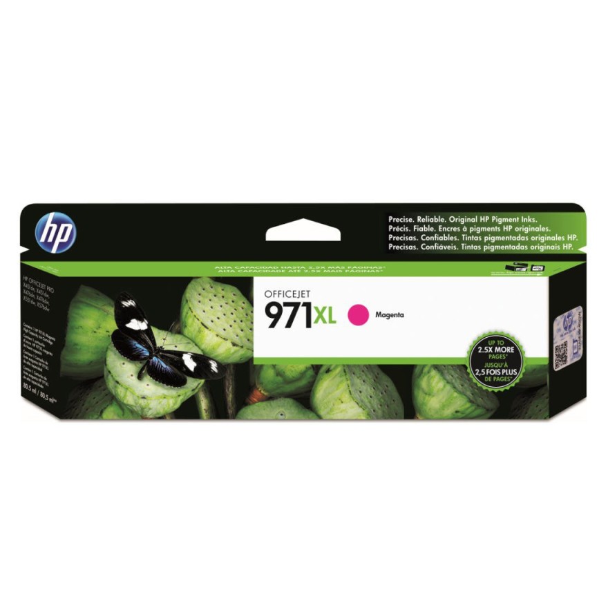 HP 971XL High Yield Original Ink Cartridge - Magenta