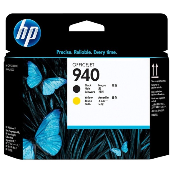 HP 940 Office Printhead (C4900A) - Black/Yellow