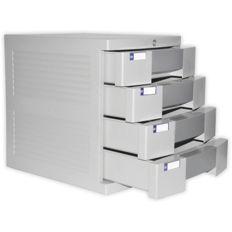 Buy FIS File (Plastic) with Key, 4 Drawers