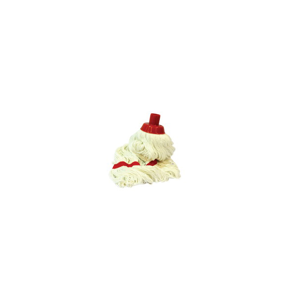 AKC CM06 Round Mop with Plastic Clip and Wooden Handle - 120 cm (pc)