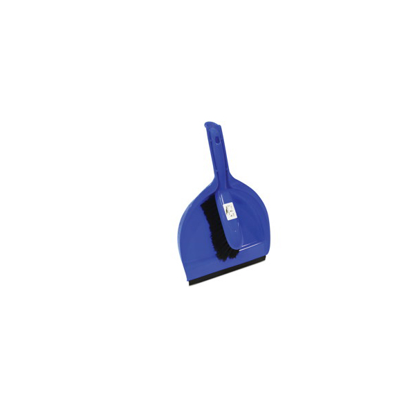 AKC DP05 Dust Pan Set with Rubber - Blue (pc)