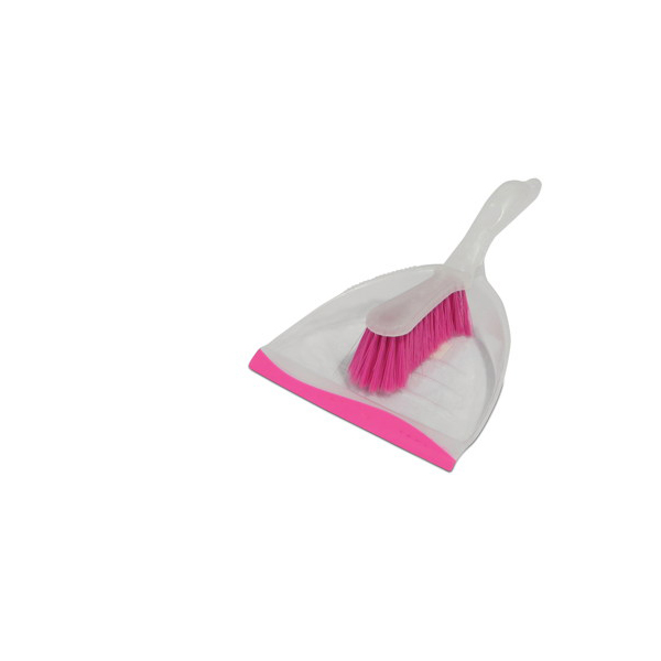 AKC DP26 Dust Pan Set - Pink/White (pc)