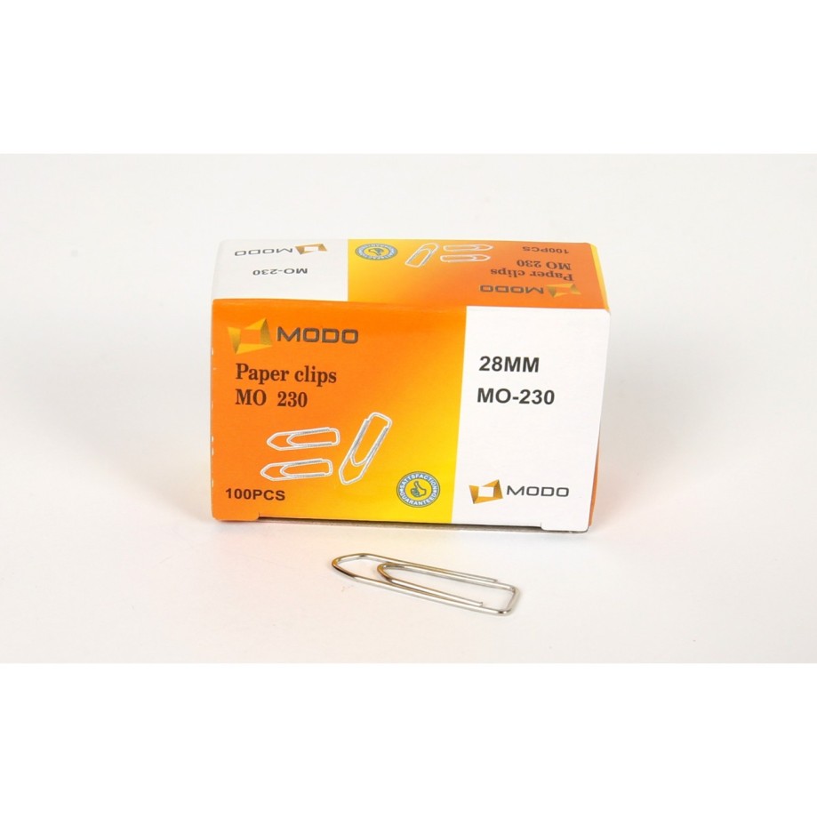 Modo MO-230 Paper Clip - 28mm (box/10pkt)