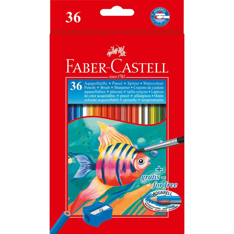Faber Castell Watercolor Pencil (pkt/36pcs)