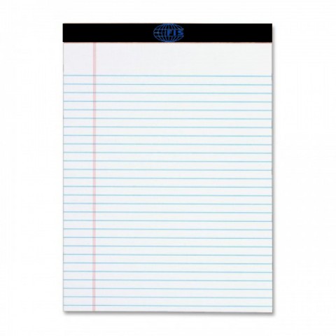 FIS FSPD50A5W A5 Writing Pad - White (pc)