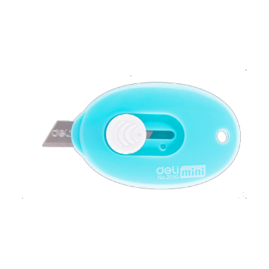Deli 2050 Mini Retractable Utility Cutter - Blue (pc)