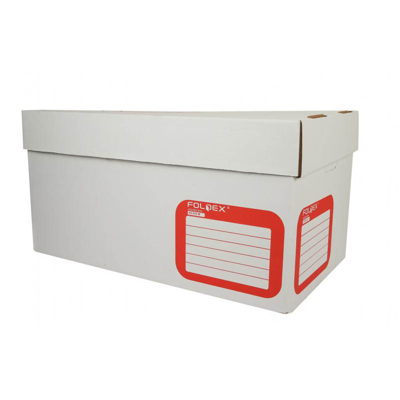 Foldex Archive FX 815 62cm x 37.5cm x 32cm Storage Box  - White (pc)
