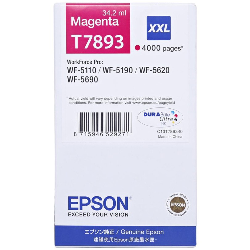 Epson T7893 Ink Cartridge (C13T789340) - Magneta