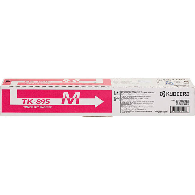 Kyocera TK-895 Toner Cartridge (1T02K0BNL0) - Magenta
