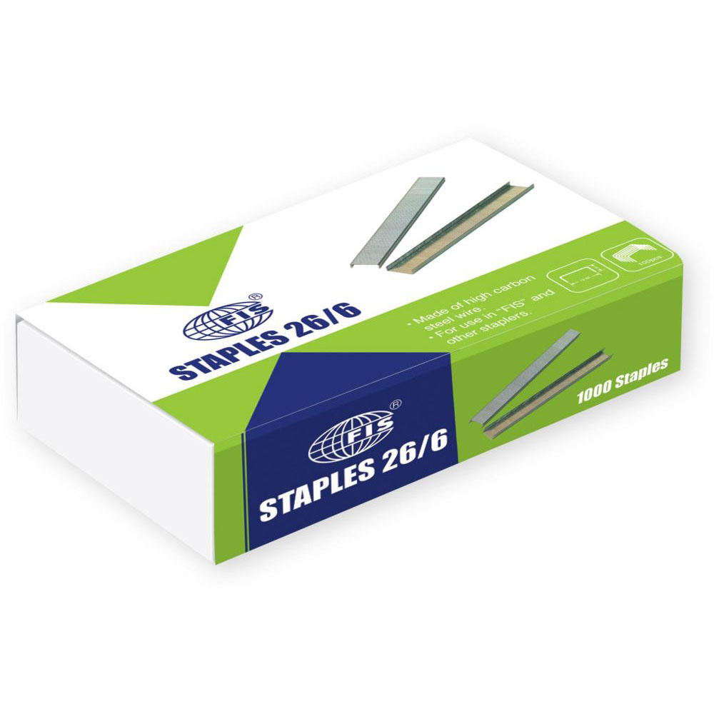 FIS 26/6 Staples - FSSN261000 (pkt/1000pcs)