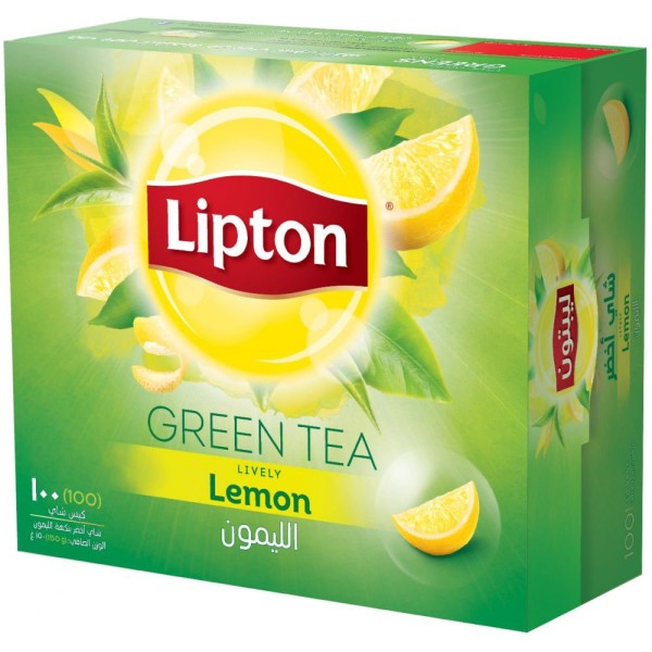 Lipton Green Tea with Lemon (pkt/100pcs)