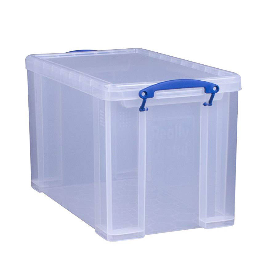 Really Useful Box 25L Plastic Storage Box - Clear (pc)