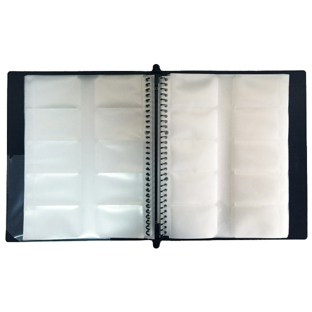 Buy Deluxe Business Card Holder 600 card Capacity A4 Assorted Colors 