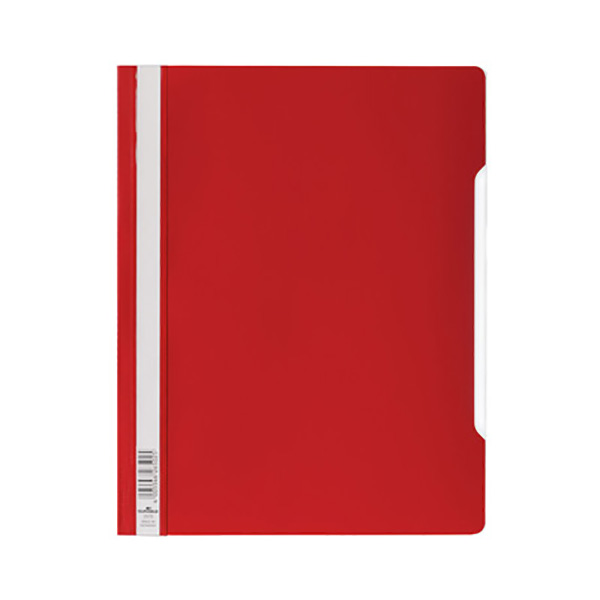 Durable 2570 Clear View Folder A4 - Red (pc)