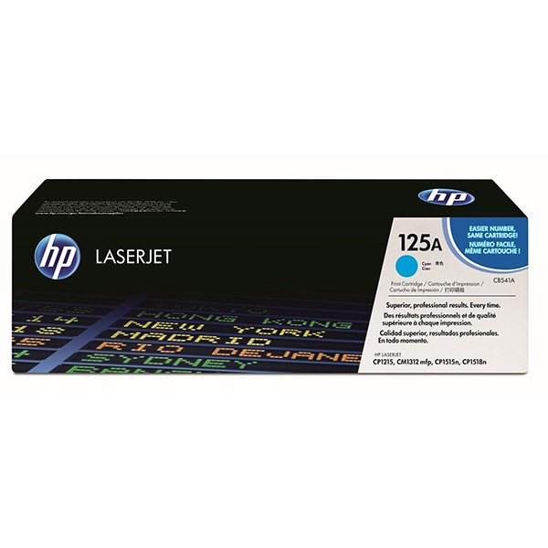 HP 125A (CB541A) Toner Cartridges - Cyan