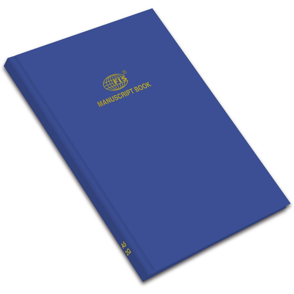 FIS Manuscript Book 8 mm Single Ruled A5 2Q FSMNA52Q - Blue (pc)