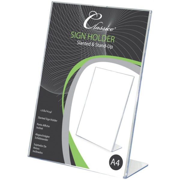 FIS Sign Holder Slanted and Stand-up A4 - FSNA1303 (pc)