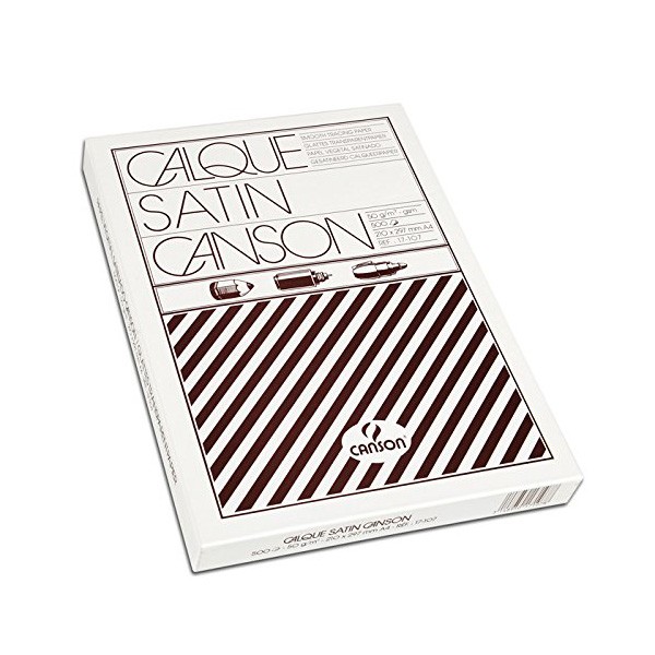 Buy Canson Satin Tracing Paper 40gsm A4 Translucent (pkt/500s) Online