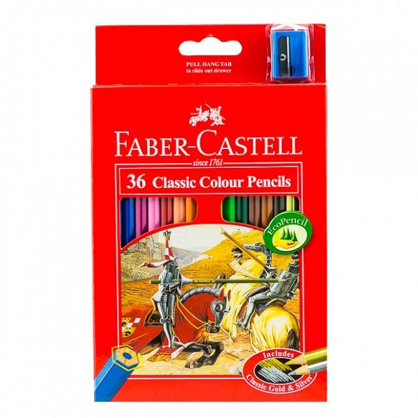 Faber Castell FCI115856 Classic Line Color Pencils (Pkt/36pc)