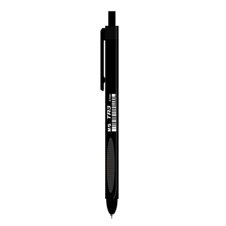 Buy M&G TR3 SemiGel Clicker Ball Pen 0.7mm Black (pkt/40pcs) Online AED27 from Bayzon