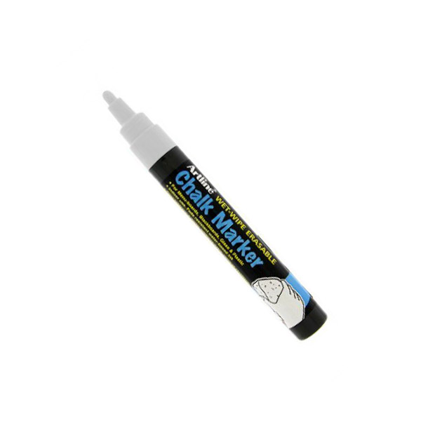 Buy Artline 4974052 838644 Chalk Marker 2.0mm White (pkt/12pcs