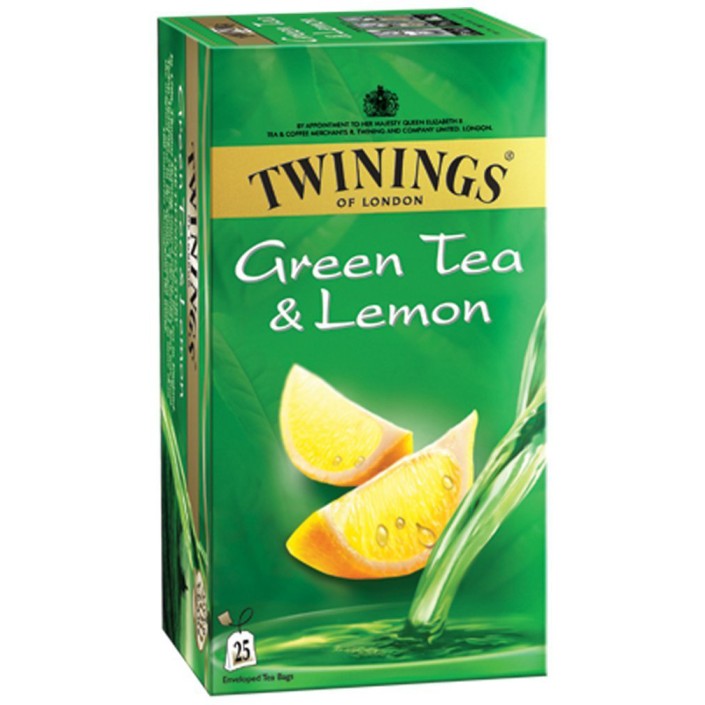 Twinings Green Tea & Lemon (pkt/25pcs)