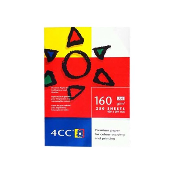 4CC Photocopy Paper 160gsm - A4 (ream/250s)