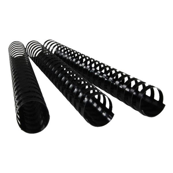 Deluxe 17806 A4 6mm Plastic Binding Comb - Black (pkt/100pcs)