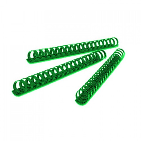 Deluxe 17808 A4 8mm Plastic Binding Comb - Green (pkt/100pcs)