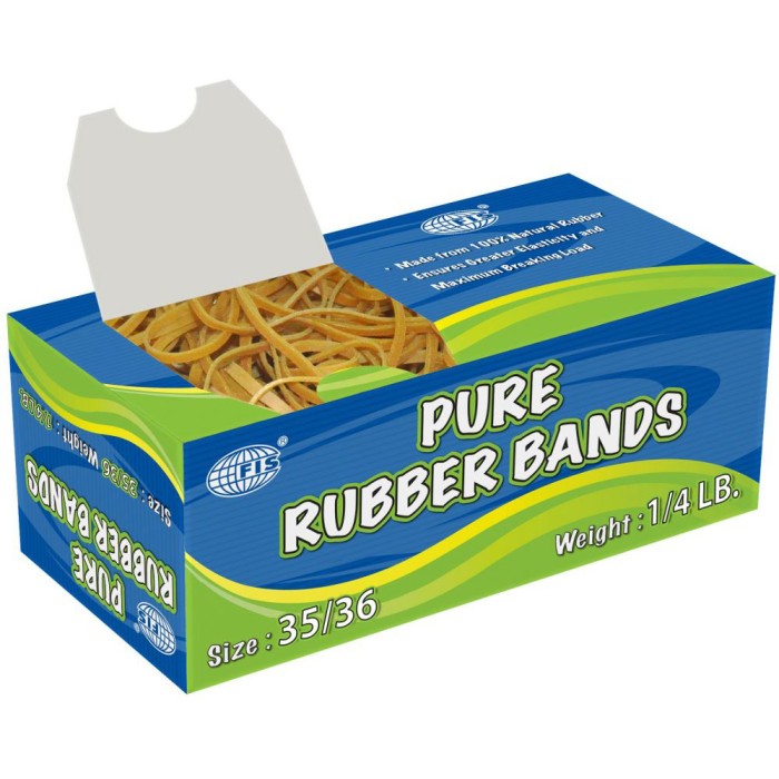 FIS Pure Rubber Bands 35/36 1/4lb - FSRB35/36 (pkt)