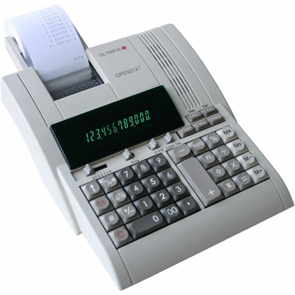 OLYMPIA CPD 3212T Desk Calculator 