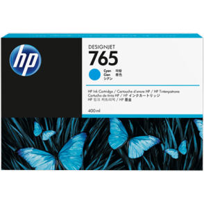 HP 765 400-ml Designjet Ink Cartridge (F9J52A) - Cyan