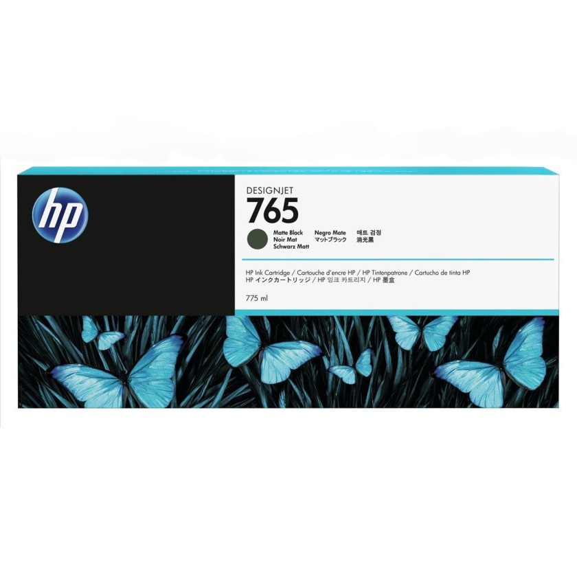 HP 765 775-ml Designjet Ink Cartridge (F9J55A) - Matte Black