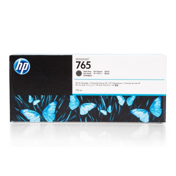 HP 765 775-ml Designjet Ink Cartridge (F9J54A) - Dark Gray