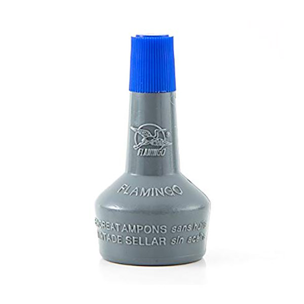 Flamingo Stamp Pad Ink (Without Oil) 30ml - Blue (pc)