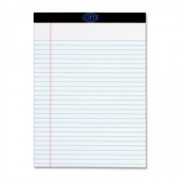 FIS FSPD50A4W A4 Writing Pad - White (pc)