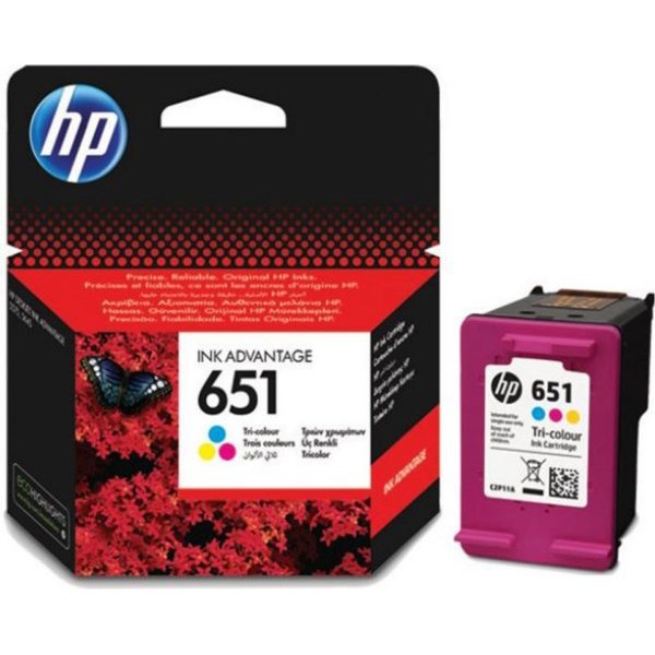 HP 651 Ink Cartridge (C2P11AE) - Tri-colour