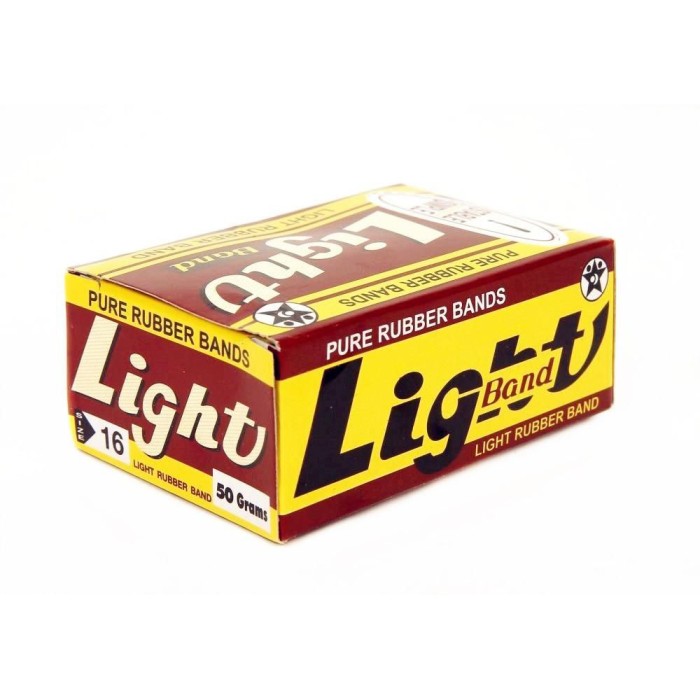 Light No. 16 Rubber Band - 50g (pkt)
