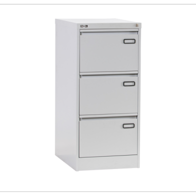 Rexel RXL303ST 3-Drawer Filing Cabinet - Grey