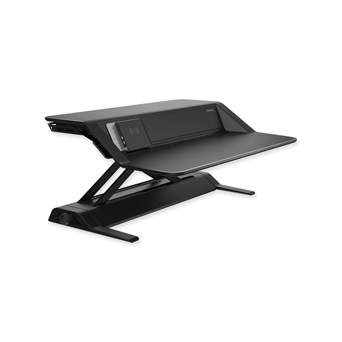 Fellowes Lotus DX Sit-Stand Workstation - Black